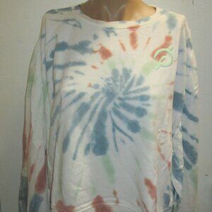 Peloton Tie Dye Crewneck Sweatshirt Size L Large excellent